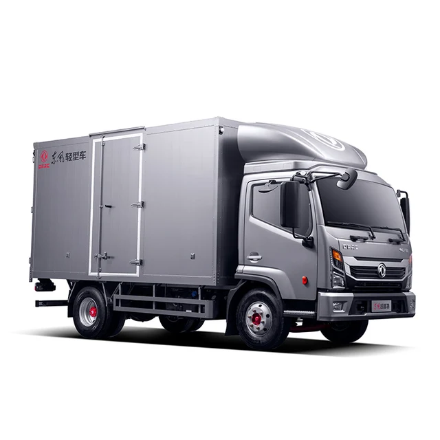 Light Truck 109kw Van Cargo Truck Boxg China Dongfeng Quality 4.5ton T17 Cabin 2100mm Diesel Engine ISO Chassis Heavy Truck 150
