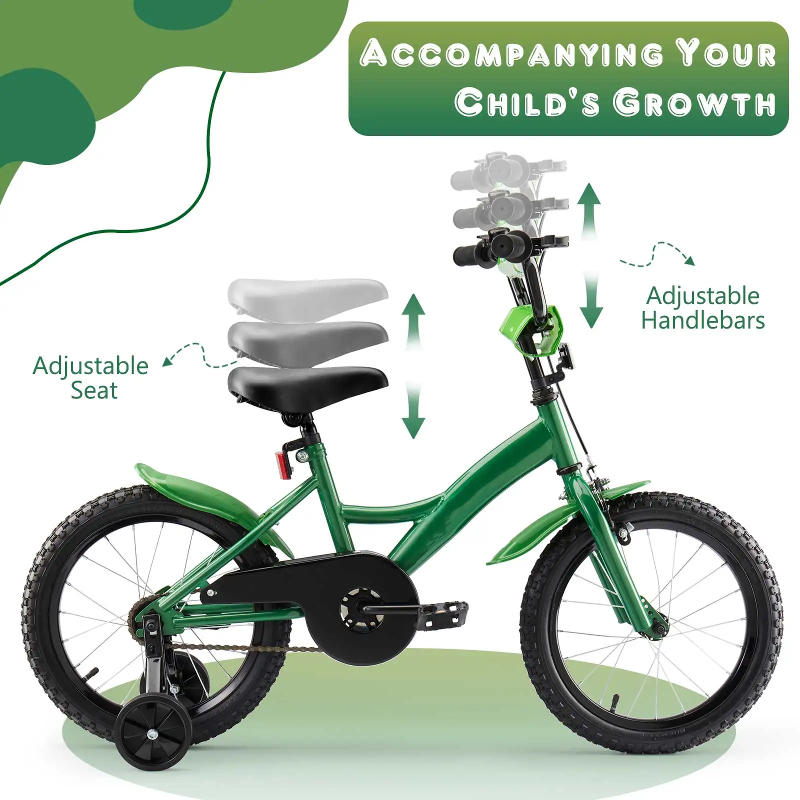 product free shipping in stock in the us 2025 new design single speed rear pedal brake 14 inch kids bicycle ride for boys-3