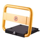 Car Post Best Selling Yellow Lockable Folding Car Park Barrier Driveway Security Bollard Post