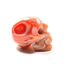 Wholesale Gemstone Feng Shui Stone Jasper Skulls Handmade Carved Carnelian Skulls