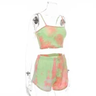 Sets Bra Set Women 2 Summer Shorts Sets Clothing Fashion Tie Dye Short Gift Active Wear Woman Bra 2 Piece Set For Womens