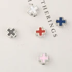Mini Cross Design Bead Rosary Wholesale Fashion Beads Rosary Mini Cross Charm Beads Rosary Center