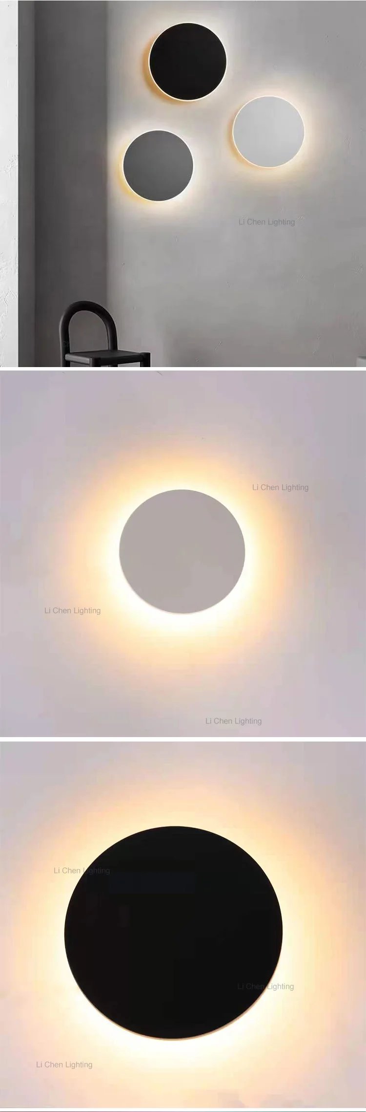 w0049 1 new product indoor decoration corridor living room led modern rgb wall light-1