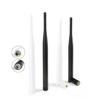 2.4G Antenna Aerial RP-SMA Male Female Wireless Router Connector IEEE WLAN/WiMAX/MIMO 2.4GHz 6dBi Omni WIFI Antenna