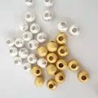 Gold Beads Gold Plated Round Brass Beads Connectors Charm Jewelry Findings For Jewelry Making Accessory