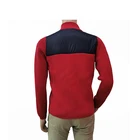 Sweater For Spring 100%combed Cotton 7 GG Thick Crew Neck Knitted Full Zip Up Warm Cardigan Sweater For Men