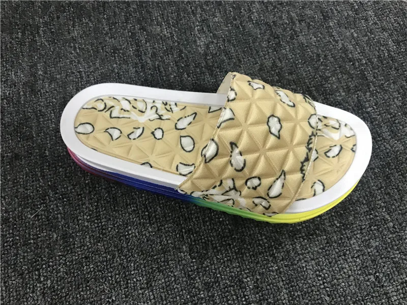 36-41 one-line summer slippers support customized casual color slippers