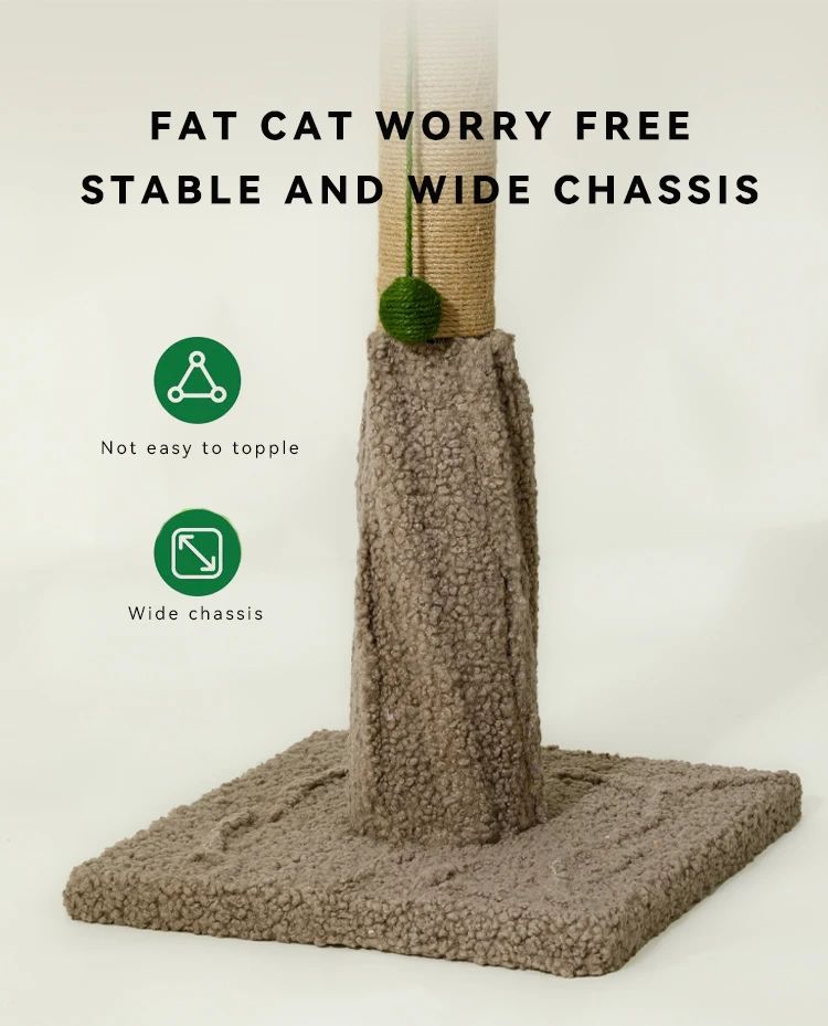 2024 Summer Cat Climbing Tree Sisal New Cat Scratching Board Grinding Claw Cat Toy supplier