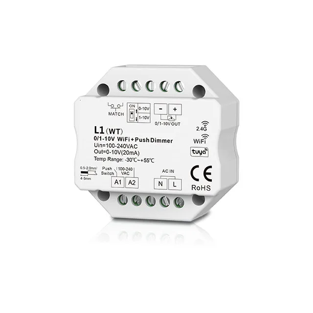 Zone Touch dimmen Fernbedieng 0-10V 1-10V LED Wireless RF Push-Schalter 2.4G 4 