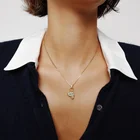 Fashion Necklace Fashion Jewelry Gold Plated 925 Sterling Silver Eye Hamsa Hand Pendant Necklace