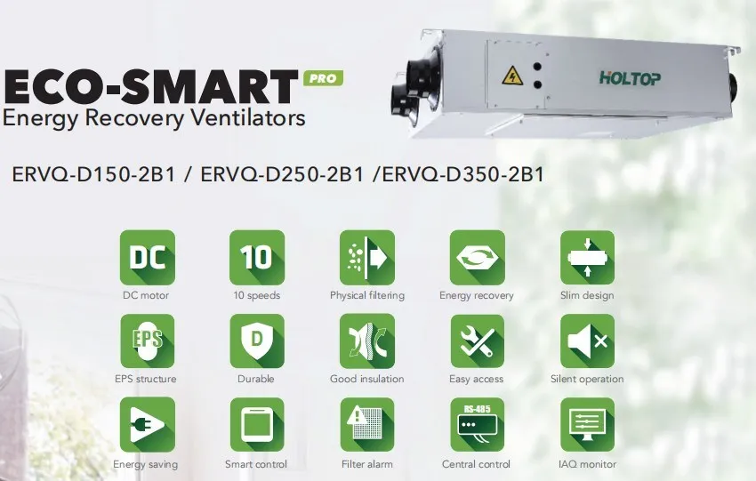 Hrv Heat Recovery Unit, 250m3 - detail 2