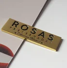 Sample Available Online Customization Stainless Steel Metal Handbag Custom Nametag Plates For Handbags