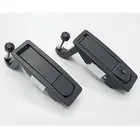 Professional Manufacture Zinc Alloy Black Door Handle Planner With Lock