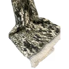Pattern Scarf Men Hot Sale Woolen Feel Snake Pattern Animal Print Scarf For Women And Men Usage