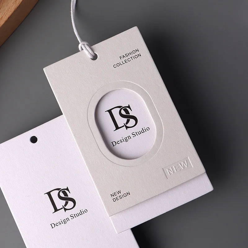 Luxury Custom Logo Clothing Hang Tags Wholesale High End Thickened