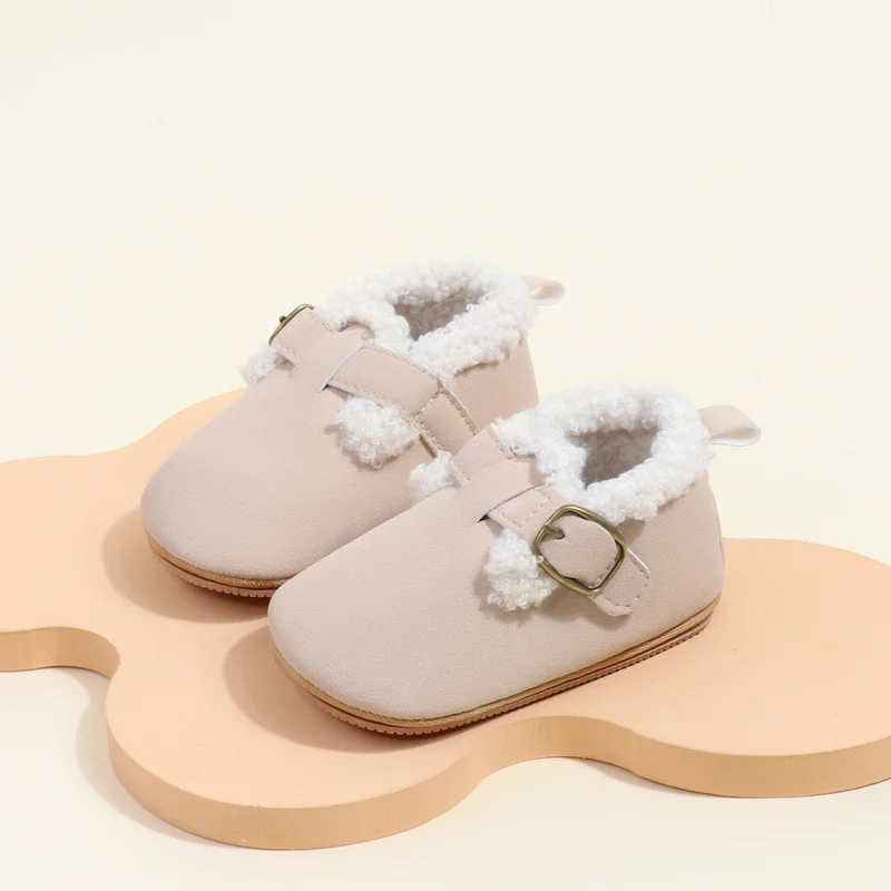 High Quality Unisex Winter Warm TPR Outsole Sneakers for Baby Toddlers Anti-Slippery Features EVA Insole Material for Boys Girls details