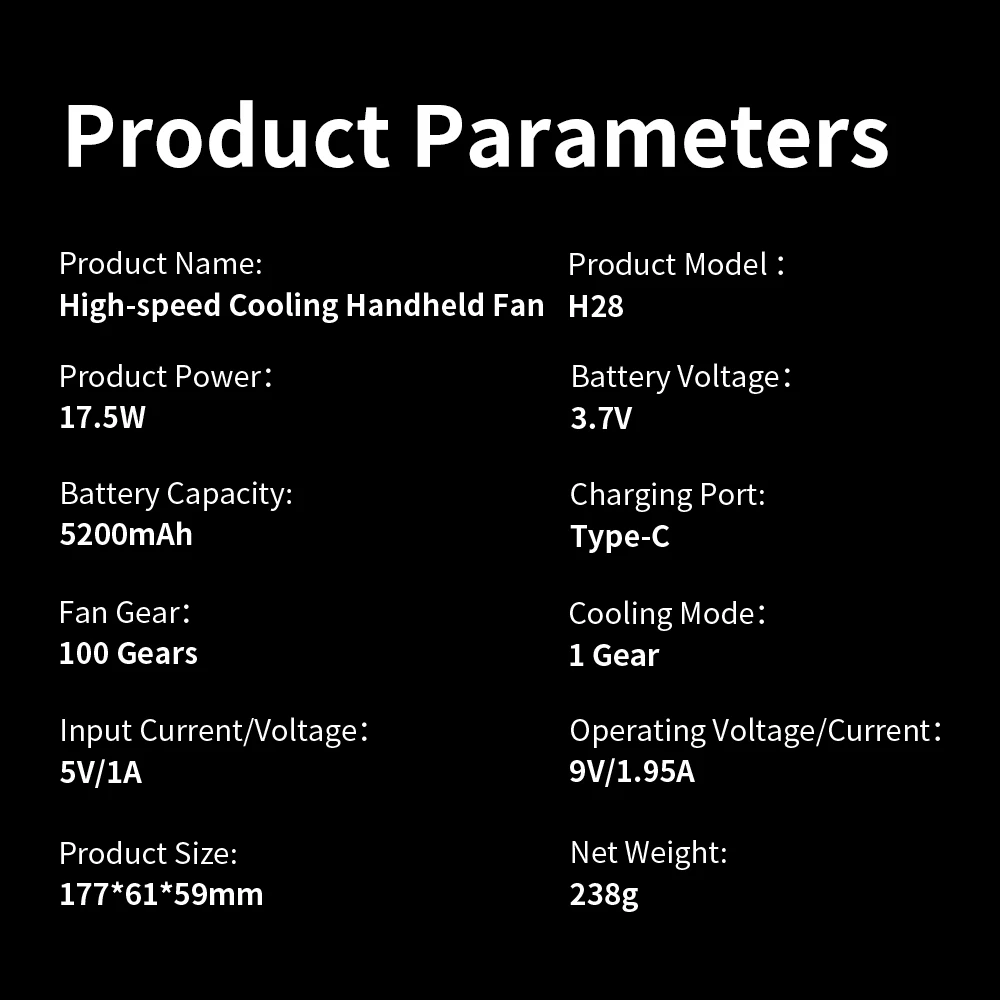 Foldable Mini Handheld Fan, Portable, LED, MOQ - detail 18