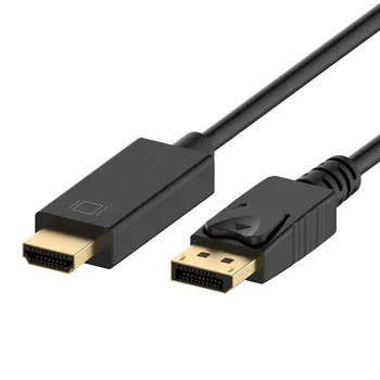 1.8 m Cable 4K Full HD Displayport Male To HDMI Male-Compatible Cable