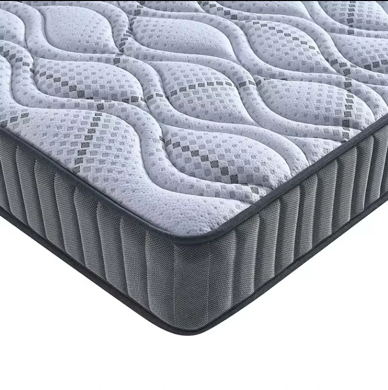 Free Sample Luxury Queen King 12 Inch Matelas 7 Zone Pocket Coil Latex Spring Mattress with Box Memory Foam Material