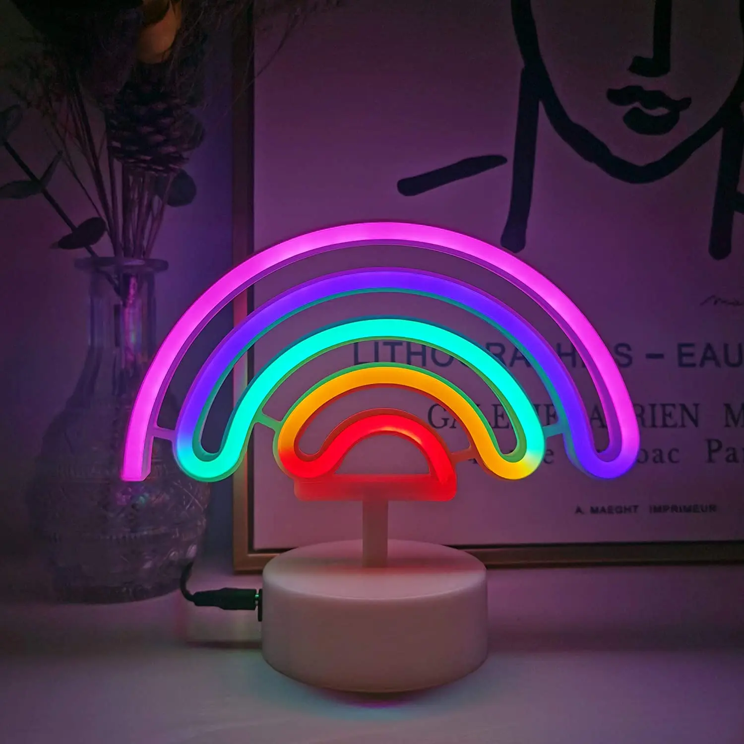 usb rainbow light