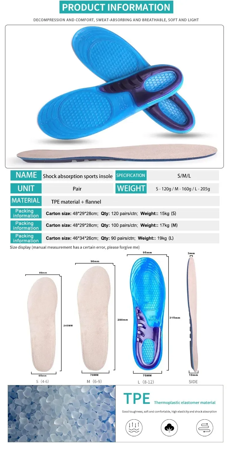 Silicone Gel Insoles Arch Support Orthopedic Pads Silicone Gel Insoles Arch Support Orthopedic Pads