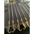 Good Quality Bronze Coloured Commercial Stainless Steel Glass Gold Color Door Pull Handle