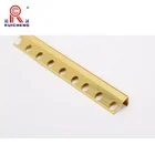 Strip Tile Gold Curved Flexible Black Chrome Brass Strip Ceramic Floor Listello Border Profile Tile Trim Aluminum