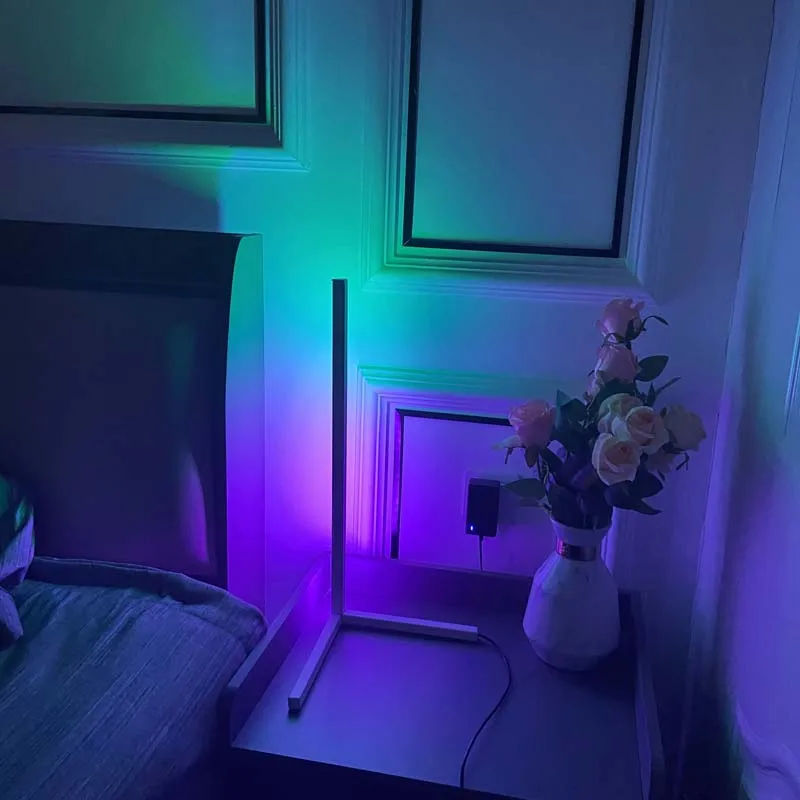 Nodic hot sale amazon luxury rgb remote control dimmable modern led desk light  minimal corner home decor table lamp for bedroom