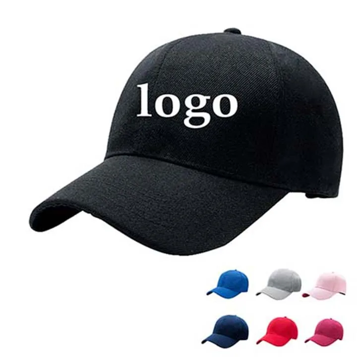 High Quality Cotton Sample Free Custom Logo Baseball Caps Woman Baseball Hat 100% cotton custom your brand logo baseball caps