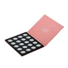 Pink High-end Pink Hot Eye Shadow Palette Cosmetic Packaging Box Custom Hot Silver Logo