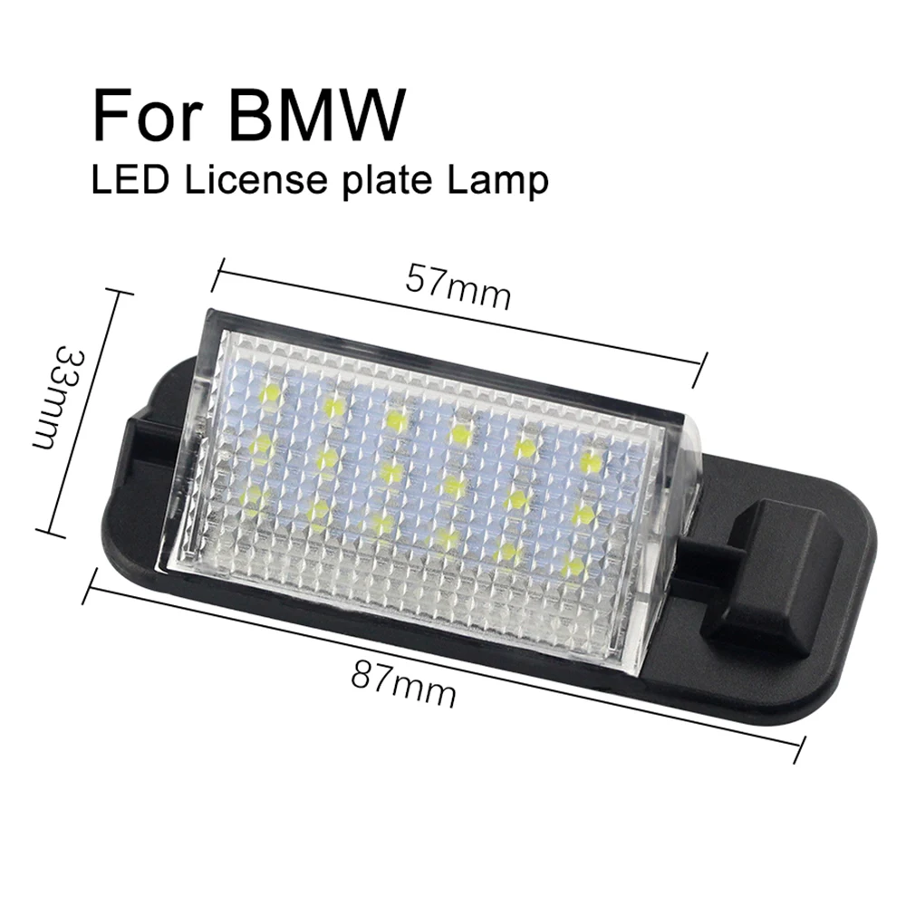 Led Car License Plate Light Rear Number Lamp Canbus No Error For Bmw 3