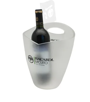 Wine Ice Bucket Party Modern Buckets, Coolers & Holders Champagne High Quality Wholesale Irregular Shape Clear PS Plastic 3800ml