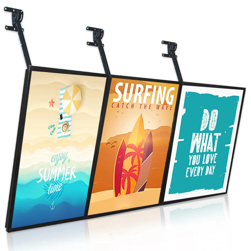 product indoor aluminum frame advertising billboard led slim magnetic light box-3