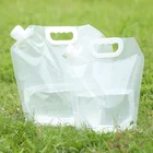 Water Bags Bag Plastic Stock Bag Plastic Reusable Stand Up Pouch Water Bags 5 Liter Foldable Bag