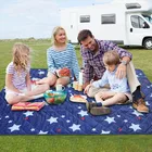 The Picnic Mat OEM Custom Blue Support Outdoor Waterproof Large Size Camping Picnic Blanket Mat