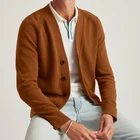 Cardigans Wool Sweater Winter Wholesale Cardigans Deep V Neck Merino Wool Open Sweater Design For Man