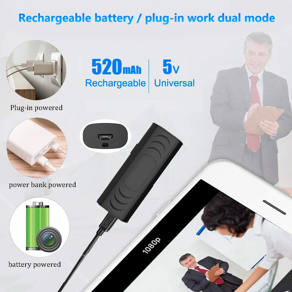 Mini wifi wireless remote view IP camera super small home battery security cameras P2P Indoor portable smart camera