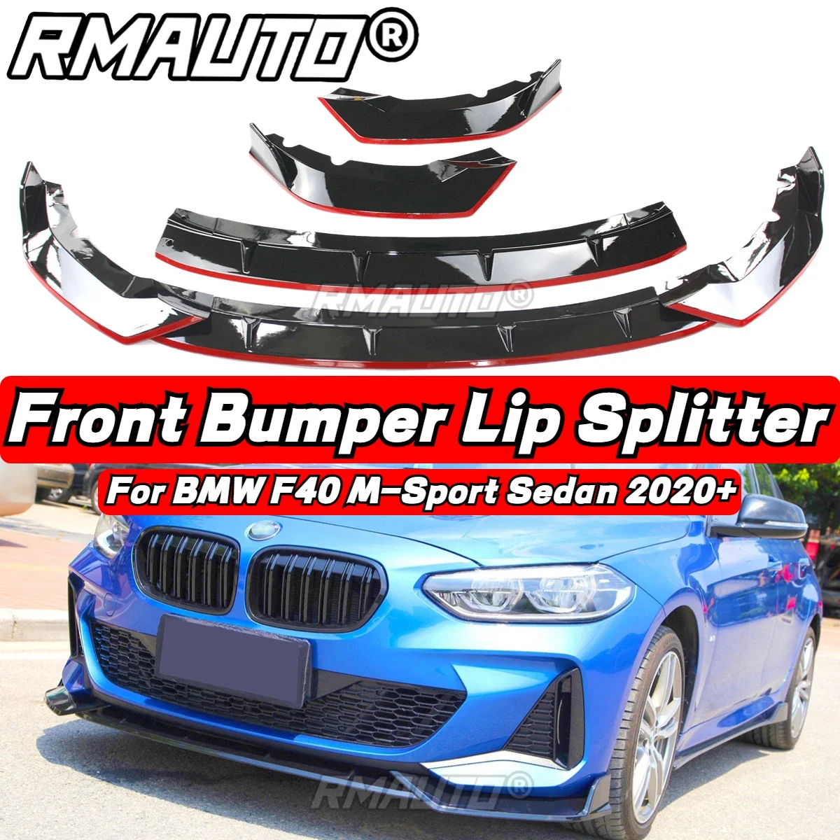 F40 Front Lip Bumper Splitter Diffuser Spoiler Bumper Guard Body Kit ...