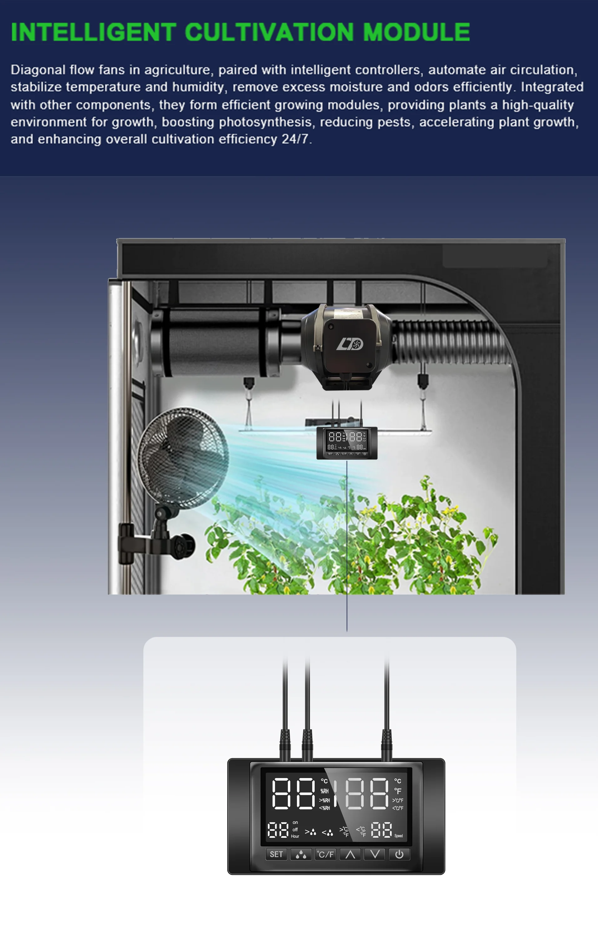 Inline Duct Fan, AC 220V~240V, Electric - detail 6