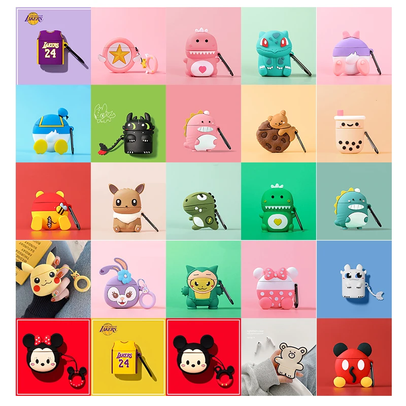 Boorui Earphone Accessories For Airpods 1 2 Case 3d Cartoon Earphone Cover  For Tws I9s I10 I11 I12 I13 I24 I25 I27 - Buy For I11 Tws For Bluetooth  Earphone Case,Case For