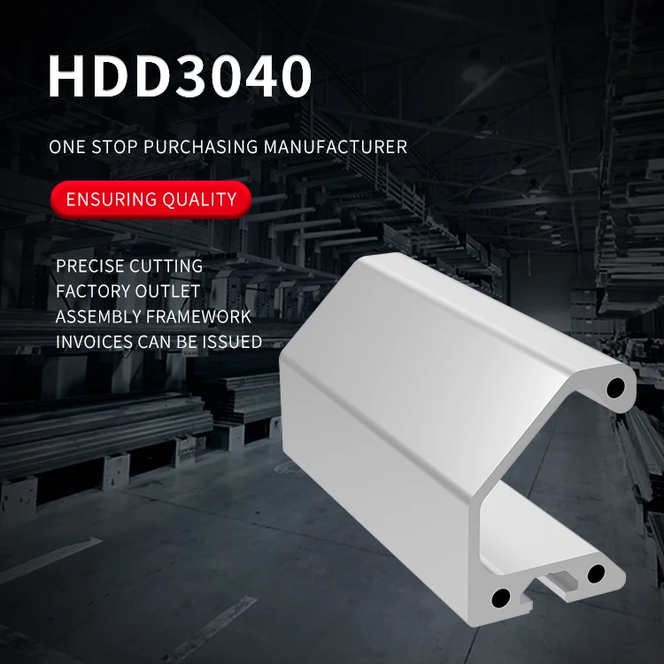 Handle Handle for Industrial Extruded Aluminum Profiles 3040 AOB05-3040 Equipment Frame Handle details