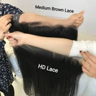 613 Blonde Frontal FH Virgin Human Hair Real Swiss Transparent 613 Blonde Hd Film 13x4 Lace Frontal