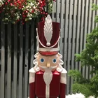 Christmas Ornaments Decor Ornament New Design Life Size Soldier Christmas Decoration Ornaments Resin Nutcracker