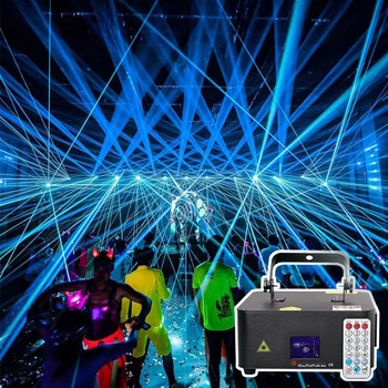 Newest 3D lazer projector 1W 3W 4W any program laser light projector laser light show