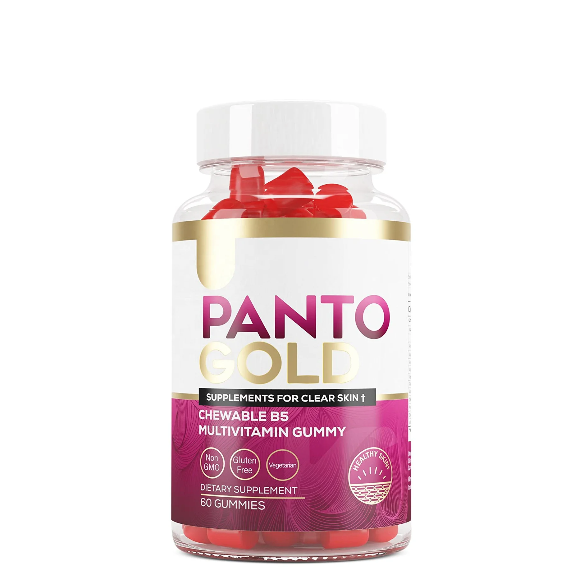 Oem/odm Vitamin B5 Pantothenic Acid Gummies For Acne Hair Skin & Nails  Chewable 60 Counts - Buy Pantothenic Acid,Vitamin B5 Supplements,Vitamin B5  Gummy Product on 