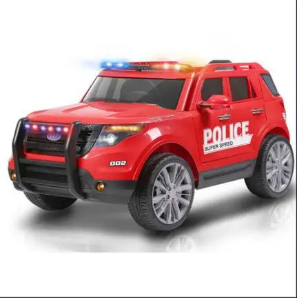 big wheels police car