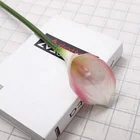 Flower Calla QiHao Wholesale 65CM Flower DIA 9.5CM Latex Artificial Calla Flower