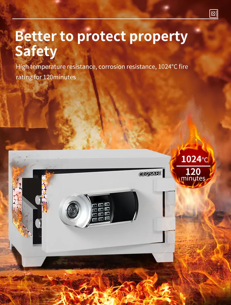 CEQSAFE Office Hotel Deposit Safe Cabinet Home Money Safes Box Fireproof Digital Safe manufacture