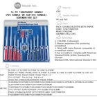 Multifunction Set Chrome Multifunction Screw Driver Mini Set 16pcs Multifunction Tool Kit Screwdriver Set