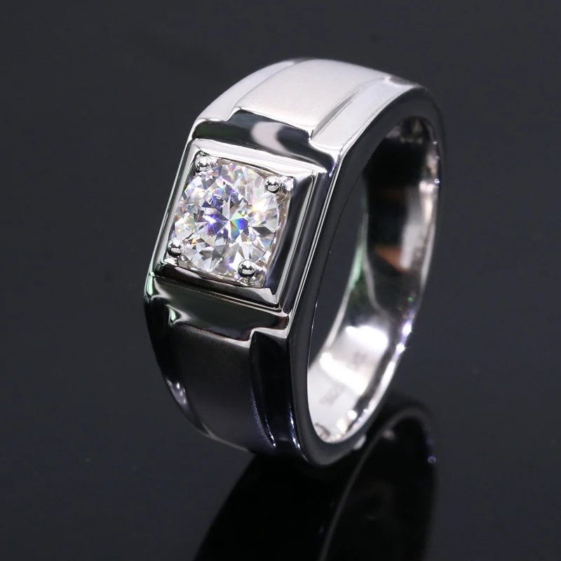 Man Ring, wedding ring, wedding band, promise ring, gift for him, man, boyfriend, for husband, S925 Moissanite Diamond ring, Valentine’s Day, Birthday, anniversary